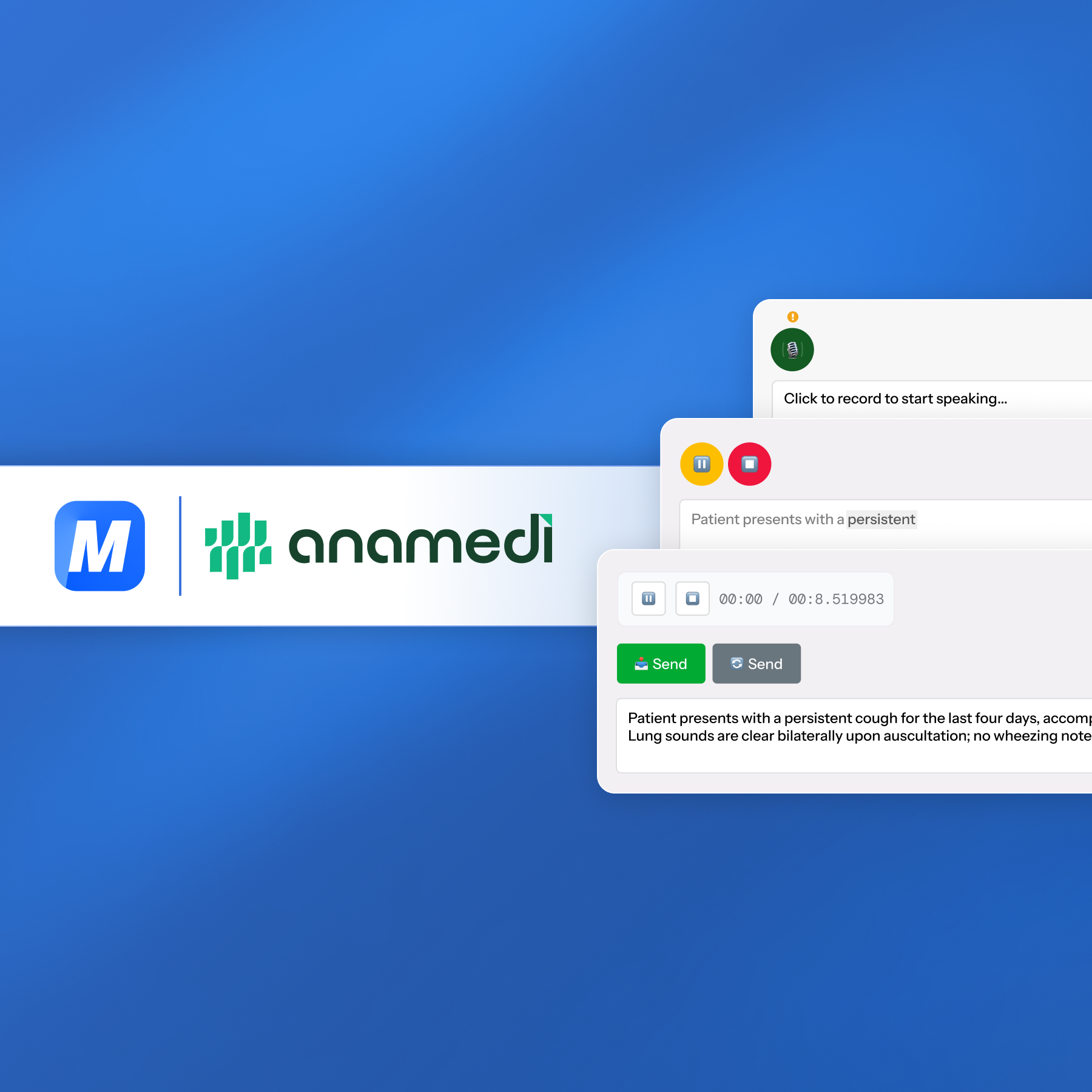 voice documentation Anamedi