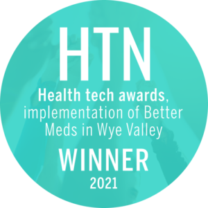 HTN Awards 2021 winner, implementation of Better Meds at Wye Valley NHS Trust